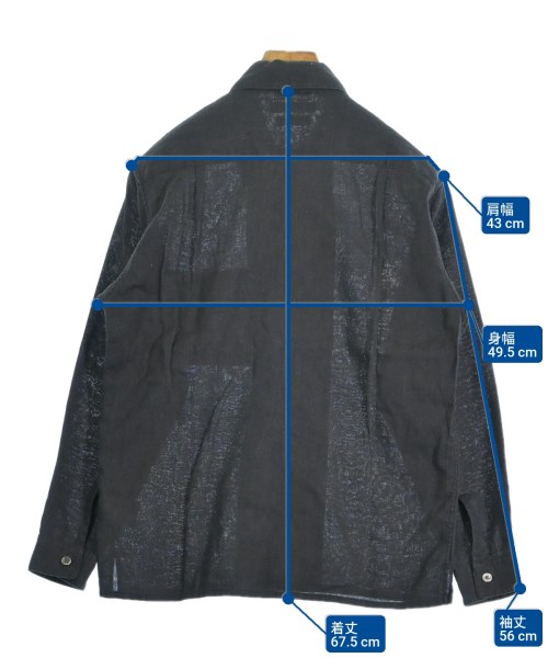 JOURNAL STANDARD（ジャーナルスタンダード）カジュアルシャツ グレー サイズ:S メンズ/2200640769215