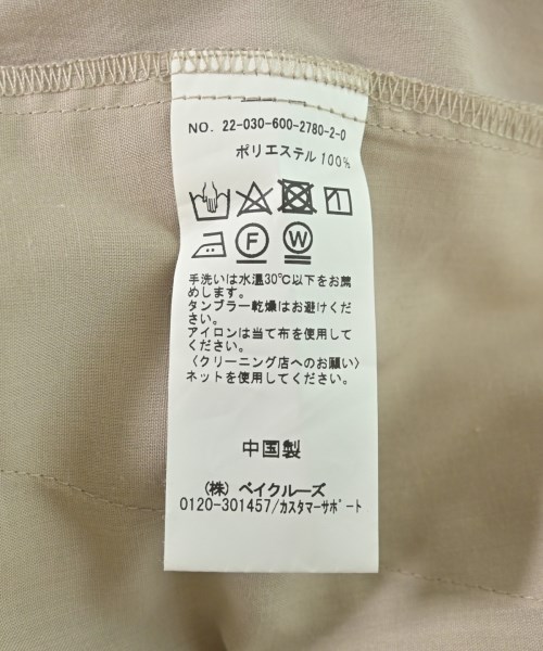 JOURNAL STANDARD（ジャーナルスタンダード）スラックス ベージュ サイズ:S メンズ/2200707072067