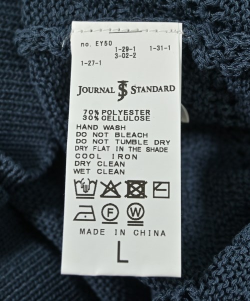 JOURNAL STANDARD（ジャーナルスタンダード）ニット・セーター 紺 サイズ:L メンズ/2200708474068