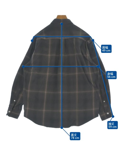 JOURNAL STANDARD（ジャーナルスタンダード）カジュアルシャツ グレー サイズ:M メンズ/2200662833055