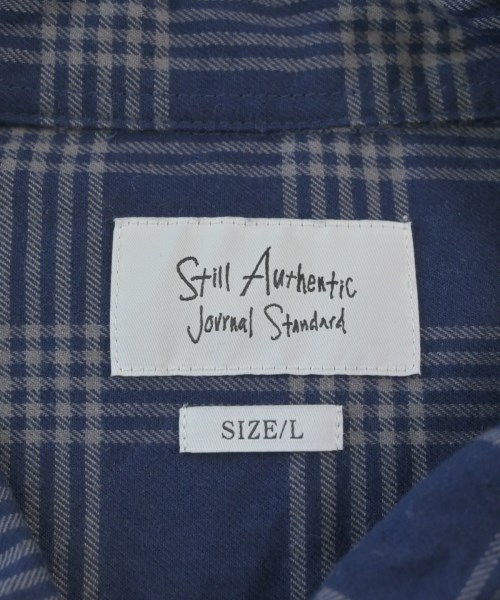JOURNAL STANDARD（ジャーナルスタンダード）カジュアルシャツ 紺 サイズ:L メンズ/2200662833079