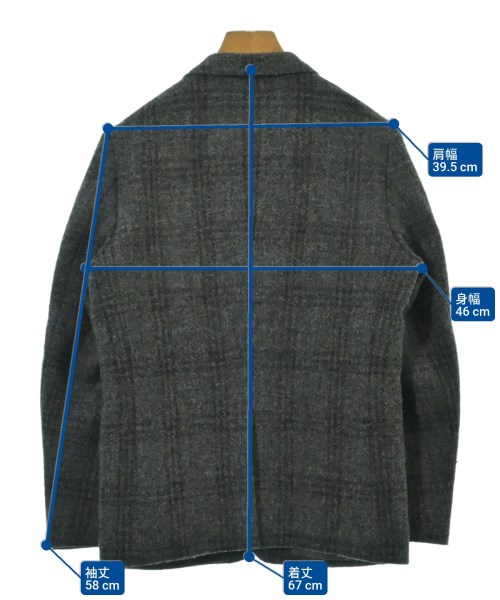 JOURNAL STANDARD（ジャーナルスタンダード）カジュアルジャケット グレー サイズ:S メンズ/2200665109225