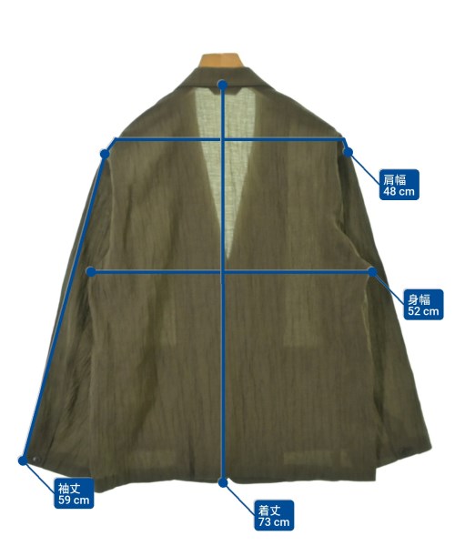 JOURNAL STANDARD（ジャーナルスタンダード）テーラードジャケット カーキ サイズ:S メンズ/2200667883031