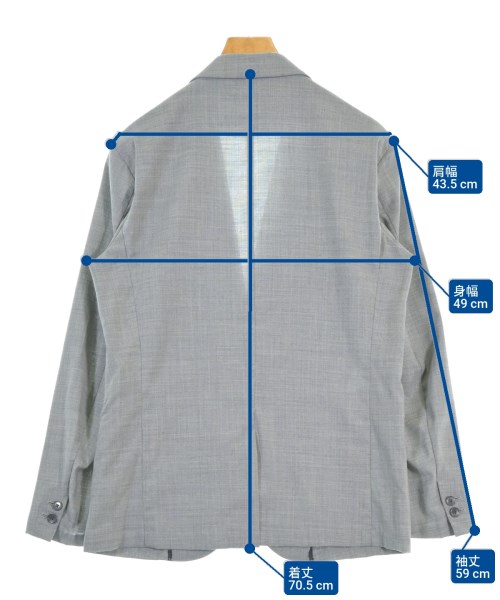 JOURNAL STANDARD（ジャーナルスタンダード）テーラードジャケット グレー サイズ:M メンズ/2200672401046