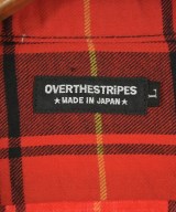 OVER THE STRIPES（オーバーザストライプス）カジュアルシャツ 赤 サイズ:L メンズ/2200720456110