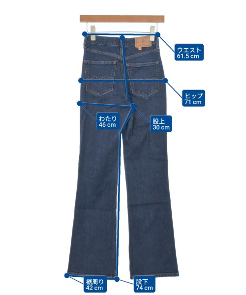 CIMARRON（シマロン）デニムパンツ 青 サイズ:24(S位) レディース/2200681201149