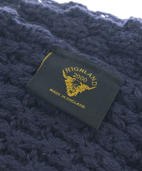 HIGH STANDARD（ハイスタンダード）マフラー 紺 サイズ:- メンズ/2200622484105