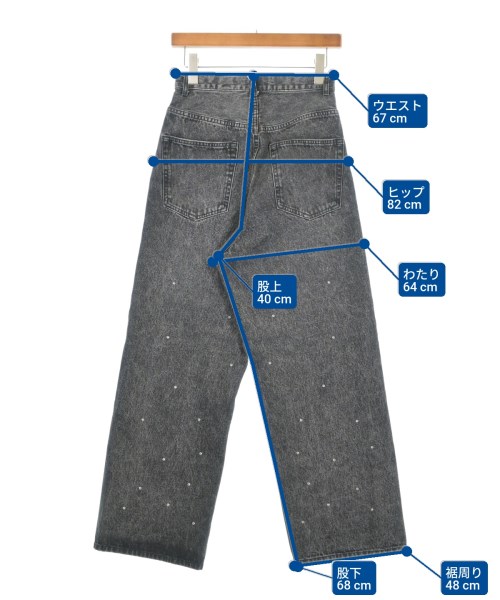 ROSE BUD（ローズバット）デニムパンツ グレー サイズ:S レディース/2200641980015