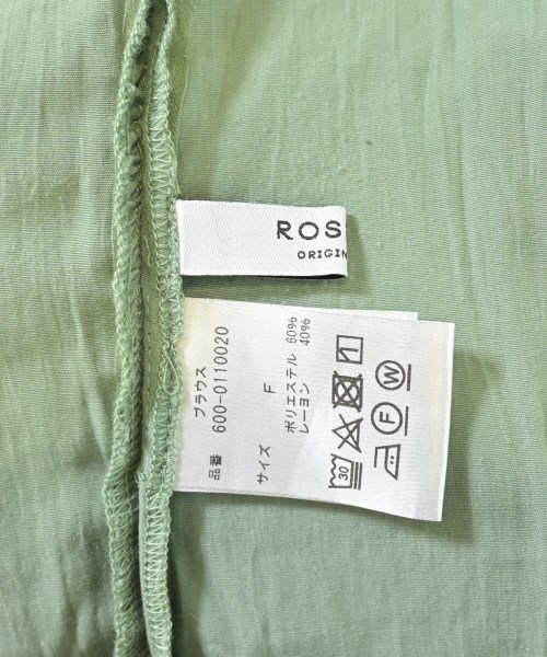 ROSE BUD（ローズバット）ブラウス 緑 サイズ:F レディース/2200620707152