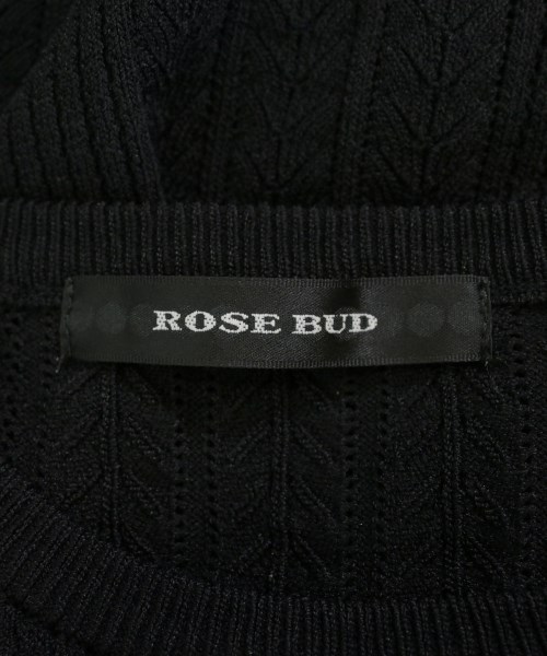 ROSE BUD（ローズバット）ニット・セーター 黒 サイズ:F レディース/2200624267027