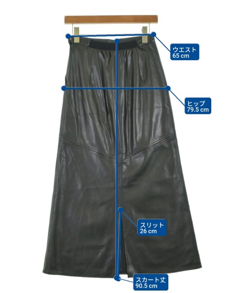 ROSE BUD（ローズバット）ロング・マキシ丈スカート 黒 サイズ:F レディース/2200614853025