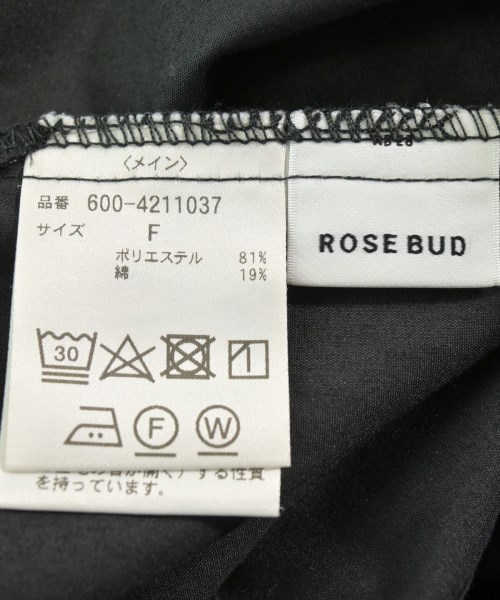 ROSE BUD（ローズバット）ブラウス 黒 サイズ:F レディース/2200606916042