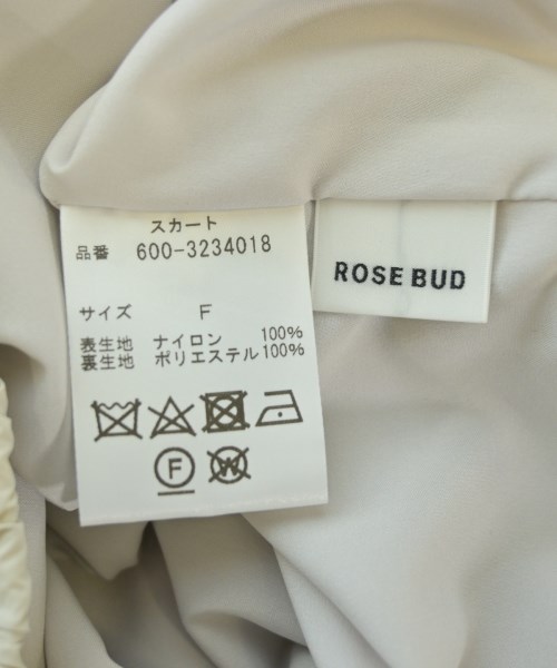 ROSE BUD（ローズバット）ロング・マキシ丈スカート 白 サイズ:F レディース/2200617085010