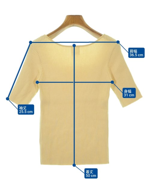 ROSE BUD（ローズバット）ニット・セーター 黄 サイズ:F レディース/2200667761193