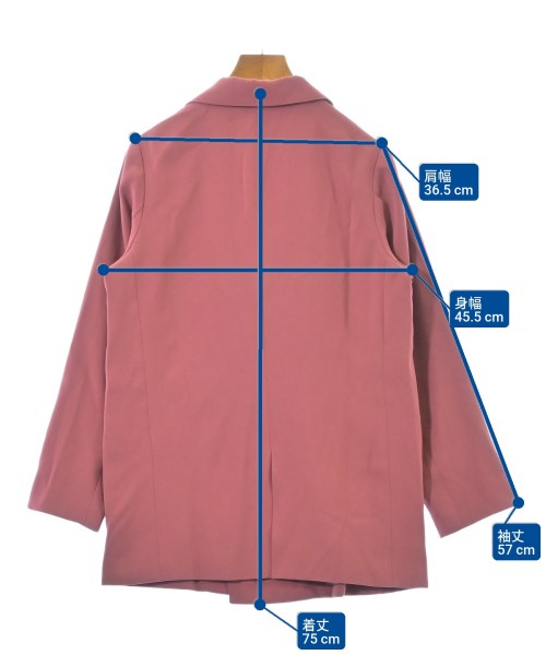 ROSE BUD（ローズバッド）ジャケット ピンク サイズ:F レディース/2200674017108