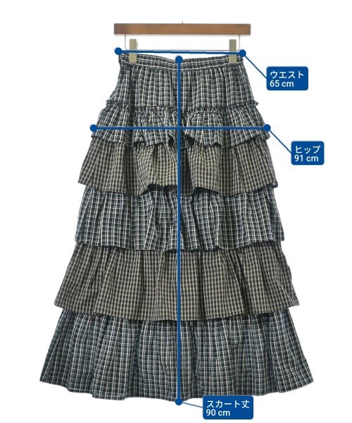 ROSE BUD（ローズバッド）ロング・マキシ丈スカート 茶 サイズ:ONE レディース/2200672402135