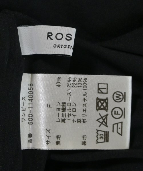 ROSE BUD（ローズバッド）ワンピース 黒 サイズ:F レディース/2200710698087