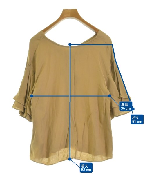 ROSE BUD（ローズバット）ブラウス ベージュ サイズ:F レディース/2200638714326