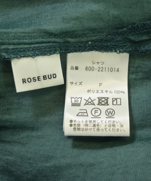 ROSE BUD（ローズバット）カジュアルシャツ 緑 サイズ:F レディース/2200664169114