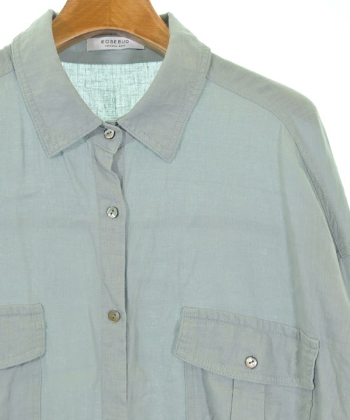 ROSE BUD（ローズバット）カジュアルシャツ 青 サイズ:F レディース/2200664169152