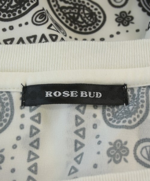 ROSE BUD（ローズバッド）Tシャツ・カットソー 白 サイズ:F レディース/2200736272032