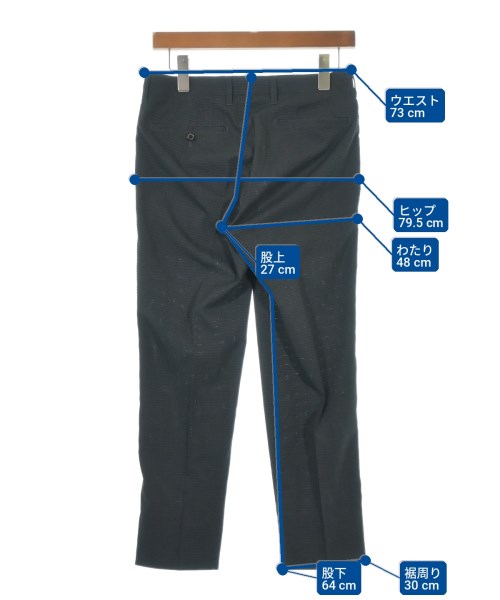 MICHEL KLEIN HOMME（ミッシェルクランオム）クロップドパンツ グレー サイズ:44(S位) メンズ/2200716303152