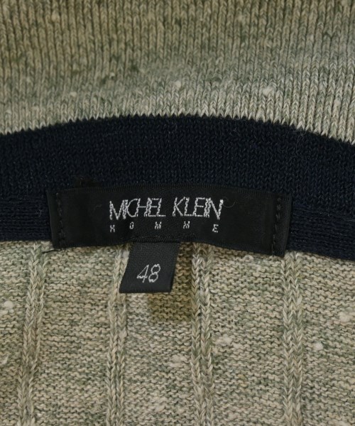 MICHEL KLEIN HOMME（ミッシェルクランオム）ニット・セーター 緑 サイズ:48(L位) メンズ/2200704383043