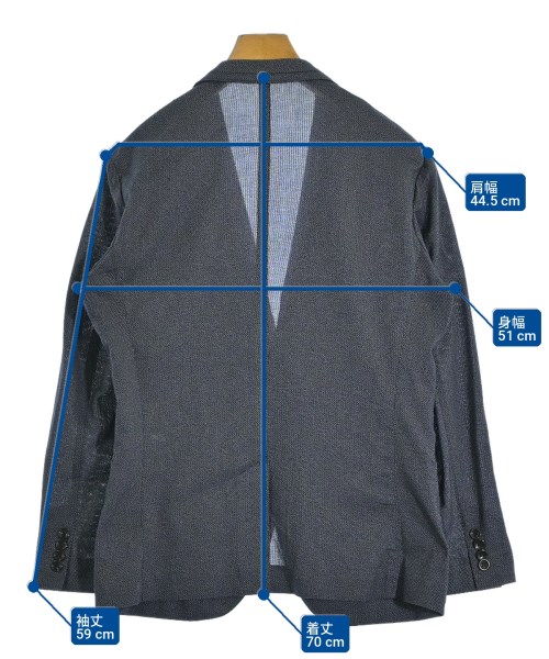 MICHEL KLEIN HOMME（ミッシェルクランオム）テーラードジャケット 紺 サイズ:48(L位) メンズ/2200704383104