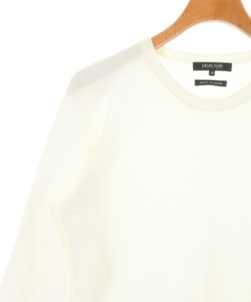 MICHEL KLEIN HOMME（ミッシェルクランオム）ニット・セーター 白 サイズ:M メンズ/2200722524039