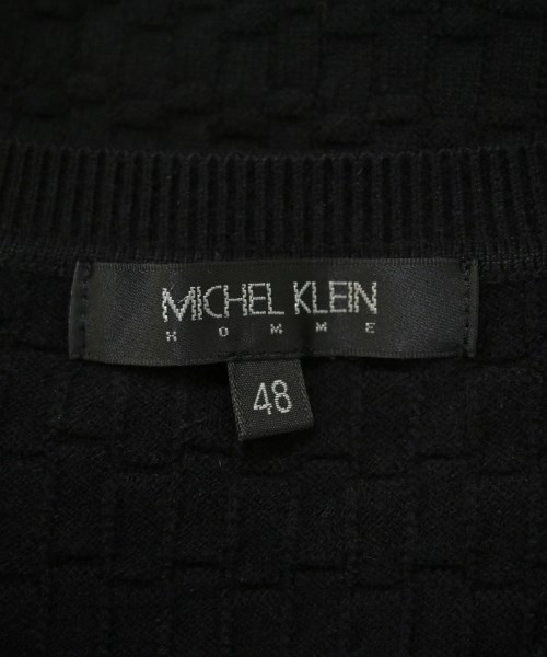 MICHEL KLEIN HOMME（ミッシェルクランオム）ニット・セーター 黒 サイズ:48(L位) メンズ/2200722524077