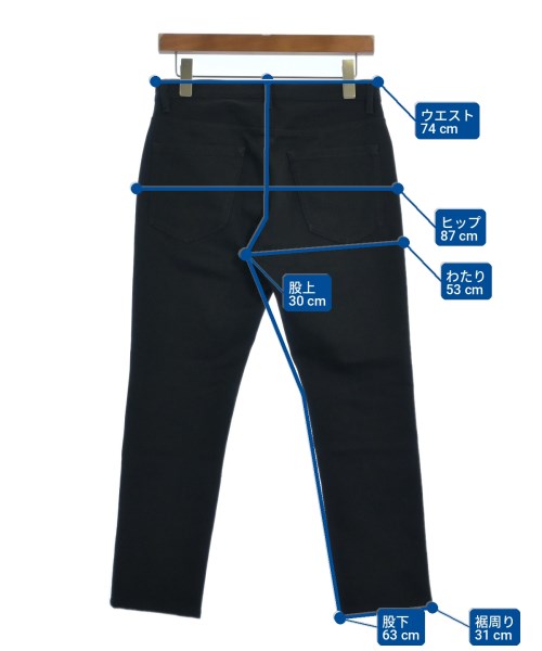 MICHEL KLEIN HOMME（ミッシェルクランオム）デニムパンツ 黒 サイズ:44(S位) メンズ/2200722524138