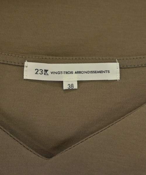 23区（ニジューサンク）ノースリーブ 茶 サイズ:38(M位) レディース/2200622284262