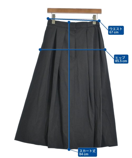 23区（ニジューサンク）ロング・マキシ丈スカート 黒 サイズ:38(M位) レディース/2200633299095