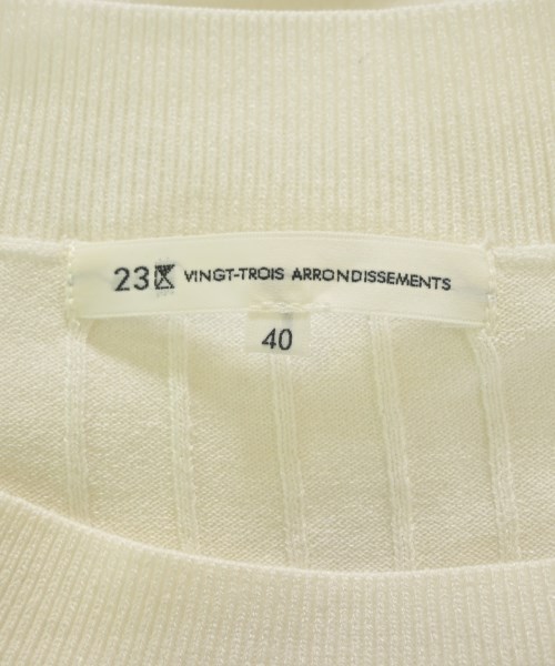 23区（ニジューサンク）ニット・セーター 白 サイズ:40(M位) レディース/2200633299361