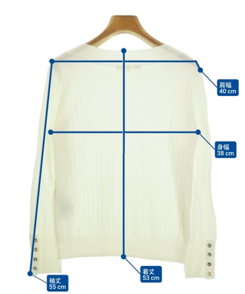 23区（ニジューサンク）ニット・セーター 白 サイズ:40(M位) レディース/2200633299361