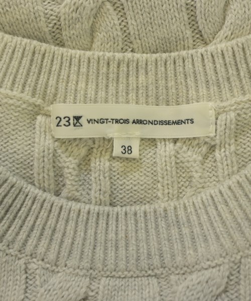 23区（ニジューサンク）ニット・セーター グレー サイズ:38(M位) レディース/2200633299385