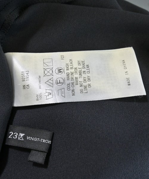 23区（ニジューサンク）ブラウス 黒 サイズ:38(M位) レディース/2200633299415