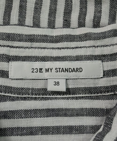 23区（ニジューサンク）カジュアルシャツ 黒 サイズ:38(M位) レディース/2200621069280