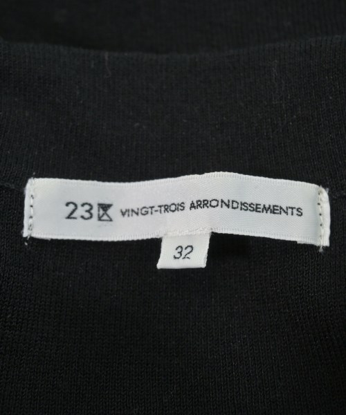 23区（ニジューサンク）ベスト/ノースリーブ 黒 サイズ:32(XXS位) レディース/2200621069334