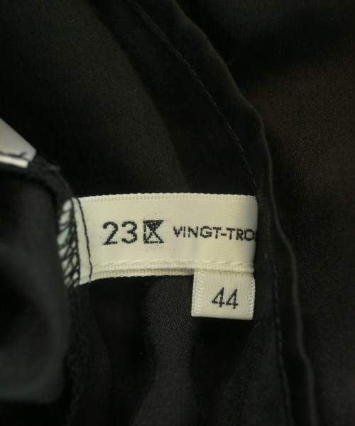 23区（ニジューサンク）Tシャツ・カットソー 黒 サイズ:44(XL位) レディース/2200615653297