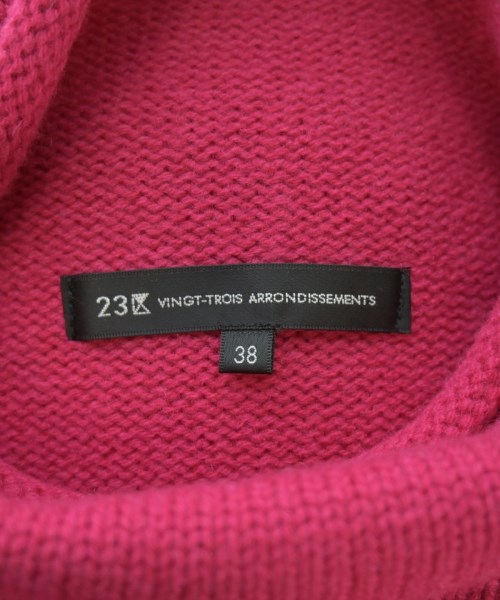 23区（ニジューサンク）ニット・セーター ピンク サイズ:38(M位) レディース/2200622446028