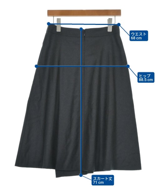 23区（ニジューサンク）ロング・マキシ丈スカート グレー サイズ:40(M位) レディース/2200622446042