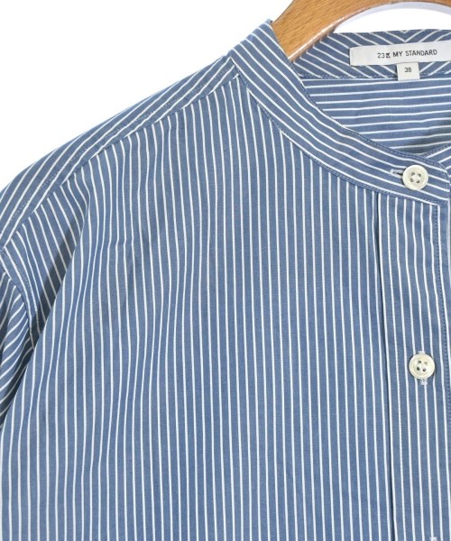 23区（ニジューサンク）カジュアルシャツ 青 サイズ:38(M位) レディース/2200615992211