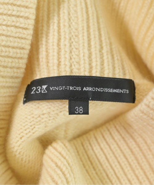 23区（ニジューサンク）ニット・セーター 黄 サイズ:38(M位) レディース/2200615992310