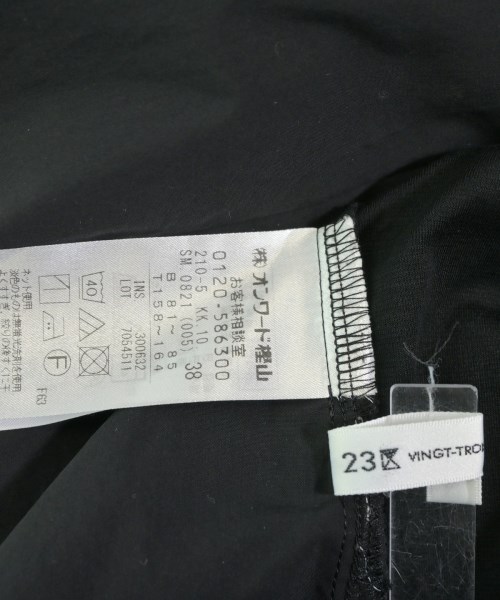 23区（ニジューサンク）Tシャツ・カットソー 黒 サイズ:38(M位) レディース/2200620755030