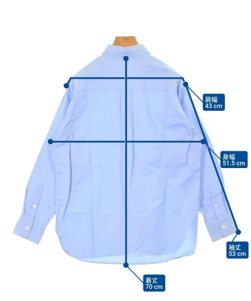 23区（ニジューサンク）カジュアルシャツ 青 サイズ:38(M位) レディース/2200636317031