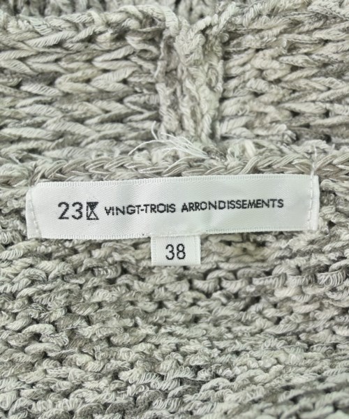 23区（ニジューサンク）ニット・セーター グレー サイズ:38(M位) レディース/2200630238080