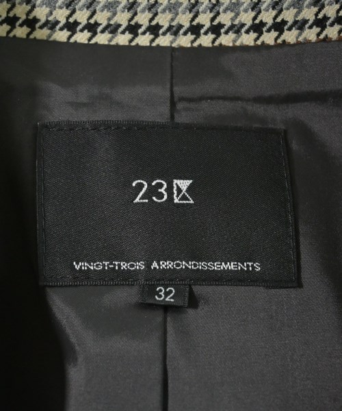 23区（ニジューサンク）テーラードジャケット ベージュ サイズ:32(S位) レディース/2200633628017