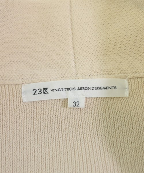 23区（ニジューサンク）カーディガン ベージュ サイズ:32(XXS位) レディース/2200633628031