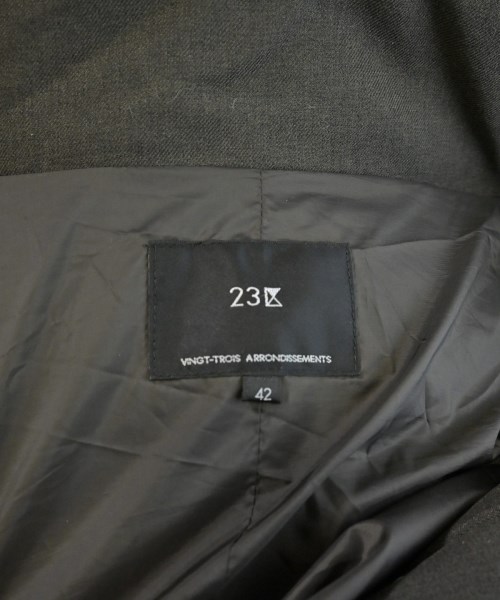 23区（ニジューサンク）ダウンコート 茶 サイズ:42(L位) レディース/2200634457012